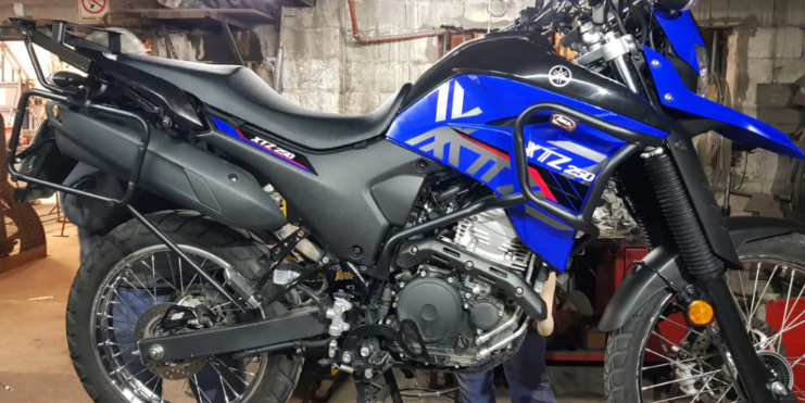 Imagen ilustrativa de SOPORTES LATERALES PBI YAMAHA 250 XTZ ABS 2021 PINT C/P