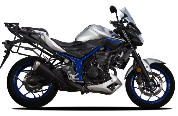 Imagen ilustrativa de SOPORTES LATERALES PBI YAMAHA 300 MT03 PINT. C/P