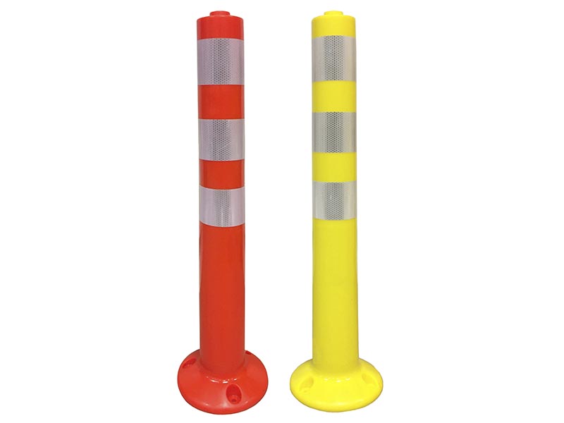 Imagen ilustrativa de Poste demarcatorio PVC 75 cm  NARANJA