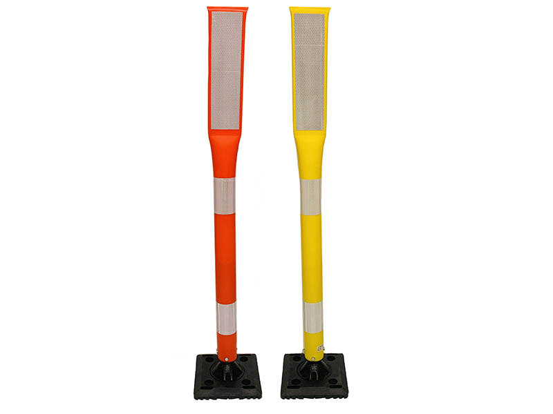 Imagen ilustrativa de Poste tubular flexible naranja de 106 cm