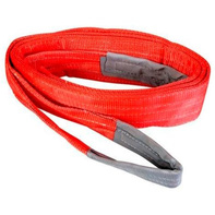 Imagen ilustrativa de Slinga con ojal de 3mts. Con resistencia de 5 toneladas rojo