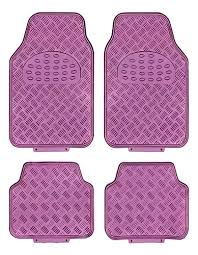 Imagen ilustrativa de ALFOMBRA 4 PIEZAS METALIZADA ROSA