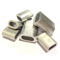 Imagen ilustrativa de Casquillo de Aluminio Terminacion Cable de Acero Ø7