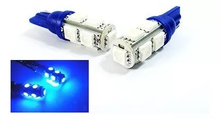 Imagen ilustrativa de T10 9 LED SMD AZUL