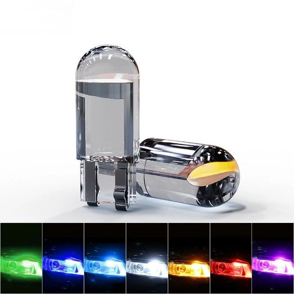 Imagen ilustrativa de T10 VIDRIO / LED COLORES