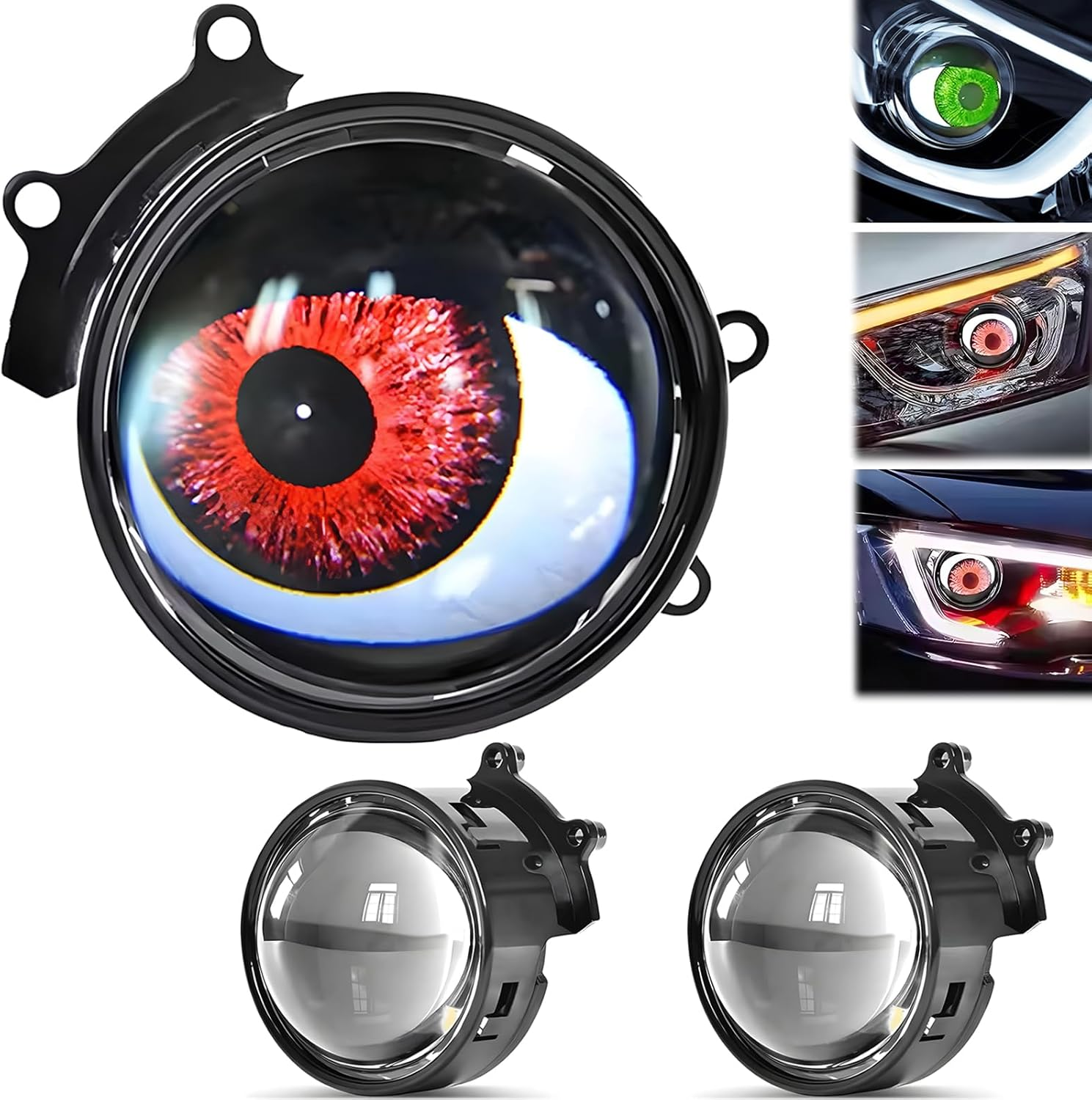 Imagen ilustrativa de FARO OJOS HUMANOS, PROGRAMABLE REDONDO CON LUPA