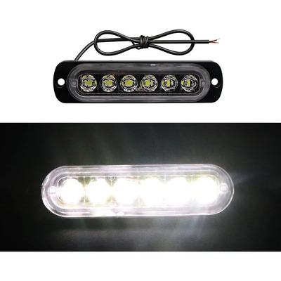 Imagen ilustrativa de FARO ESTROBO BLANCO 6 LED 8 EFECTOS