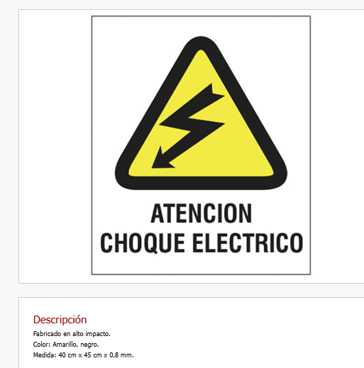 Imagen ilustrativa de Atención Choque Eléctrico