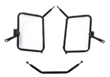Imagen ilustrativa de SOPORTES LATERALES PBI SUZUKI 150 GIXXER PINT.NEGRO C/P