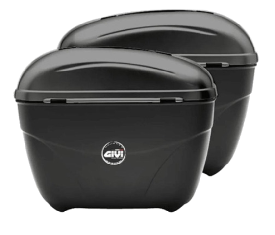 Imagen ilustrativa de MALETA LATERAL GIVI 21 LTS. (PAR) - NEGRO