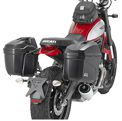 Imagen ilustrativa de MALETA LATERAL GIVI 22 LTS. (PAR) - NEGRO