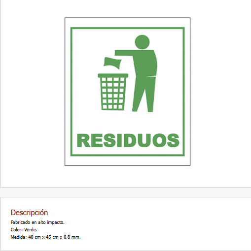 Imagen ilustrativa de Residuos