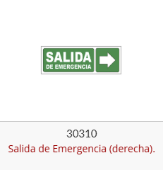 Imagen ilustrativa de Salida de Emergencia (derecha)