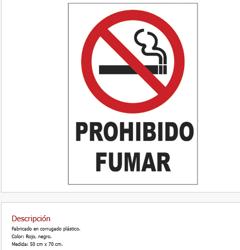 Imagen ilustrativa de Prohibido Fumar