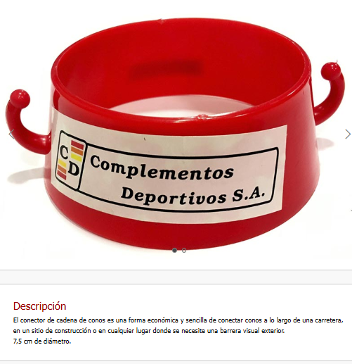 Imagen ilustrativa de Soporte de cadenas p/conos