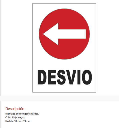 Imagen ilustrativa de Desvio a la izquierda