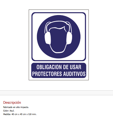 Imagen ilustrativa de Obligación de usar protector auditivo