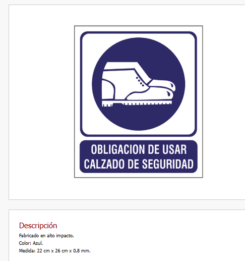 Imagen ilustrativa de Obligación de usar calzado de seguridad