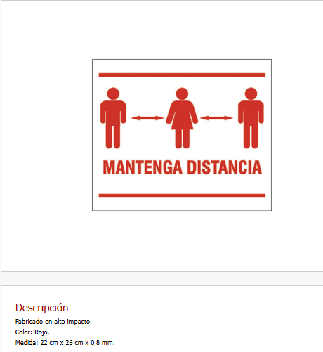 Imagen ilustrativa de Mantenga distancia