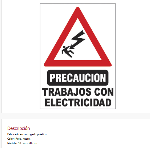 Imagen ilustrativa de Precaucion Trabajos con Electricidad