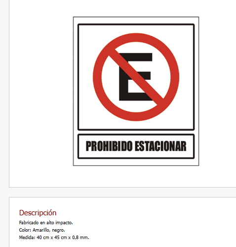 Imagen ilustrativa de Prohibido estacionar