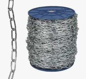 Imagen ilustrativa de Cadena de hierro zincada diam.10 según normas DIN 766 por Kilo