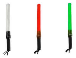 Imagen ilustrativa de Baston luminoso 54 cm,bicolor rojo y verde- 2 Pilas