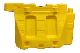 Imagen ilustrativa de Canalizador vial 1 x 0,70 x 0,40 Mts-Color Amarillo con Alojamiento p/señalización lumínica (Sin Reflectivo)