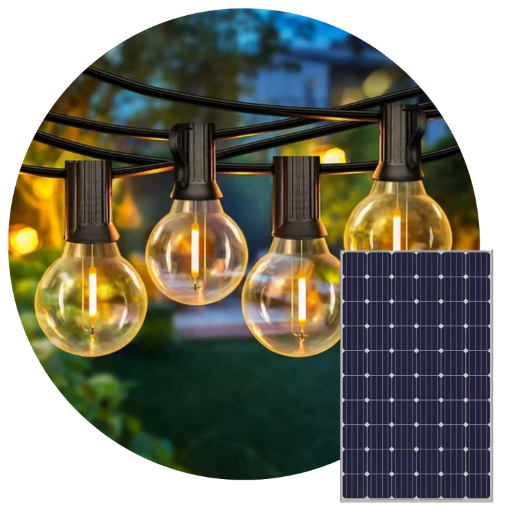 Imagen ilustrativa de GUIRNALDA LED SOLAR LX827
