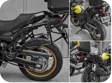 Imagen ilustrativa de SOPORTES LATERALES PBI SUZUKI 650 LD V-STROM 2003/2007 PINT S/P