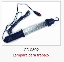 Imagen ilustrativa de Lampara p/trabajo con 60 leds-enchufe p/encededor