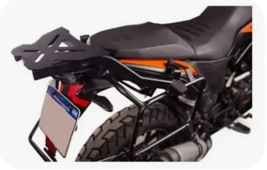 Imagen ilustrativa de SOPORTES LATERALES PBI KTM 390 ADVENTURE 2020/2021 NEGRO P/BAULES UNIV.31 LT S/P