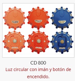 Imagen ilustrativa de Luz circular con leds Azul e iman